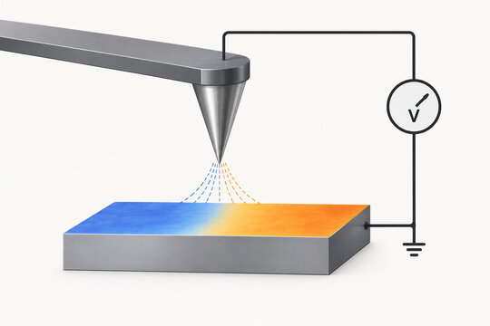 Kelvin Probe Force Microscopy Surface Potential Measurement