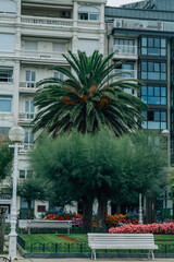 Obraz premium Alderdi-Eder Gardens in San Sebastian, Spain