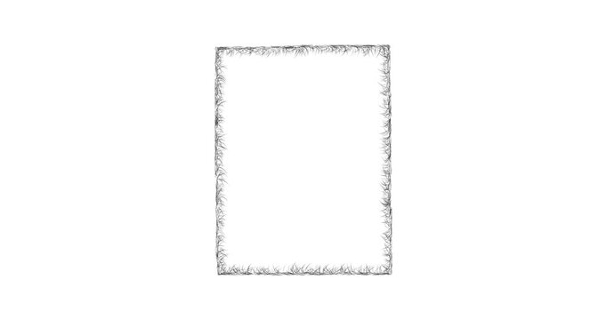 Sketch Rush outline map animation - smooth progressive reveal