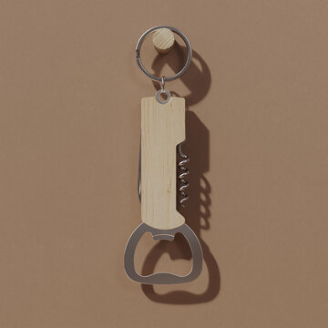 Hanging pocket multi tool mockup. 3D rendering