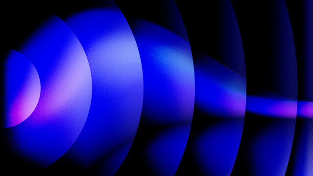Abstract Blue Background with signal Lines effect, Fractal Waves, Glowing Circles, Colorful Shapes, Modern Vector Design, Artistic Digital Pattern and Futuristic Wallpaper Illustration