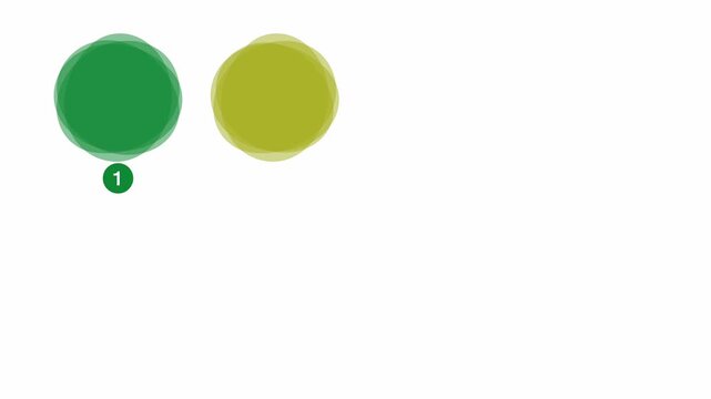animated video of business plan infographic 7 steps template, multi color  shape for strategic planning, business presentations and reports, 4k animation