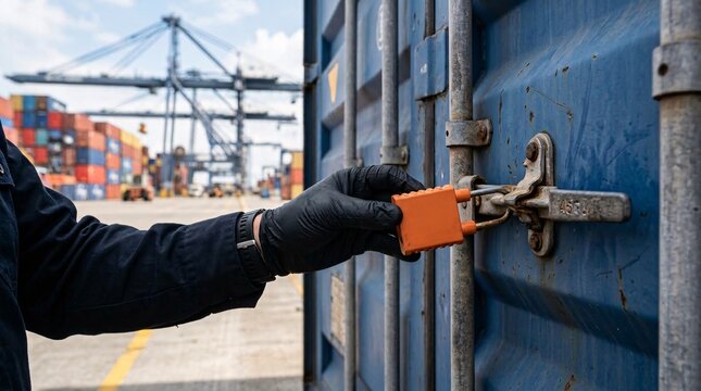 inventory clipboard, warehouse supervisor, stock audit, logistics checklist, warehouse management, safety vest, black gloves, stacked boxes, palletized cargo, inventory count, quality audit, supply ch