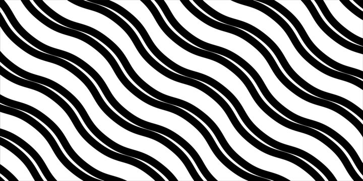 Groovy wave stripes big set. Black and white. Hand drawn groovy, hippie backgrounds. Distorted jagged stripes, warped stripes, liquid wavy lines, scribbles of waves. Striped rectangular patterns colle