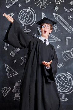 Graduate Presents Achievement