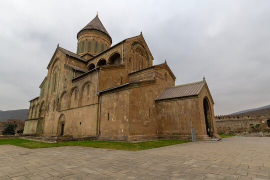 Svetitskhoveli cathedral of the Georgian Orthodox Church in Mtskheta, Georgia