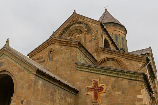 Svetitskhoveli cathedral of the Georgian Orthodox Church in Mtskheta, Georgia