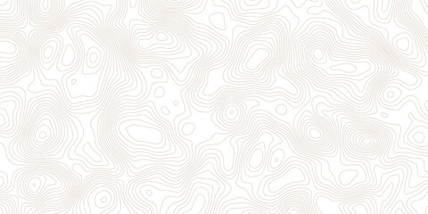Minimalist beige and white topographic map contour lines texture with abstract background geographic data elevation lines terrain map graphic design data visualization land survey pattern © JM