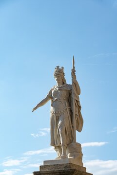 Neoclassical statue, Statua della Libert&agrave;, Piazza della Libert&agrave;, San Marino City, San Marino