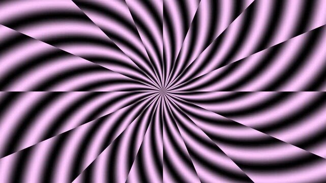 Abstract Pink and Black Swirl Pattern Background.