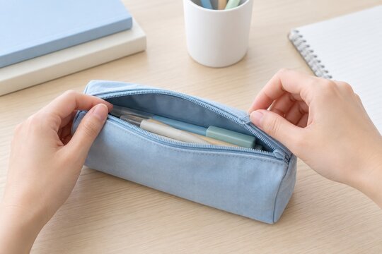 organizing a pencil case