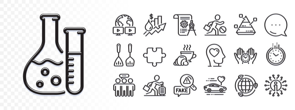 Honeymoon travel, Mental health and Croissant line icons for web app. Glare of light effect. Message icon. Pack of Divider document, Employees group, Pyramid chart pictogram icons. Vector