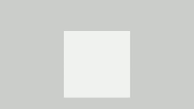 Minimalist White Square and Rectangle Shapes on Gray Background.