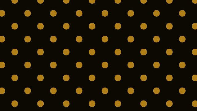 Seamless pattern of golden coins on a dark background.