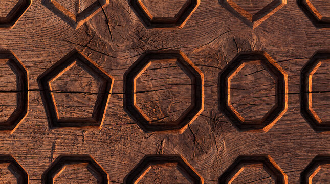 abstract background with shapes