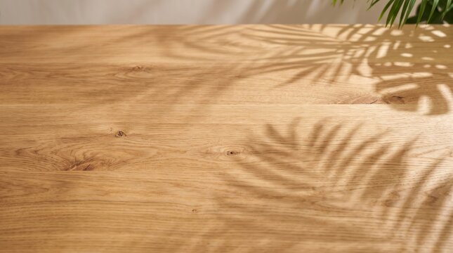 Wood with Botanical Shadows