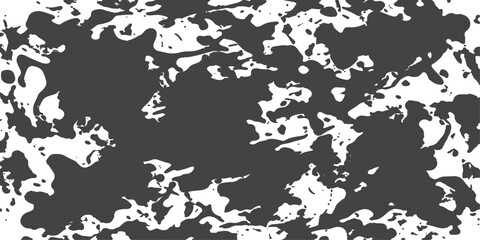 Fototapeta premium Abstract Black splatter distressed background, grunge blot texture, modern design.