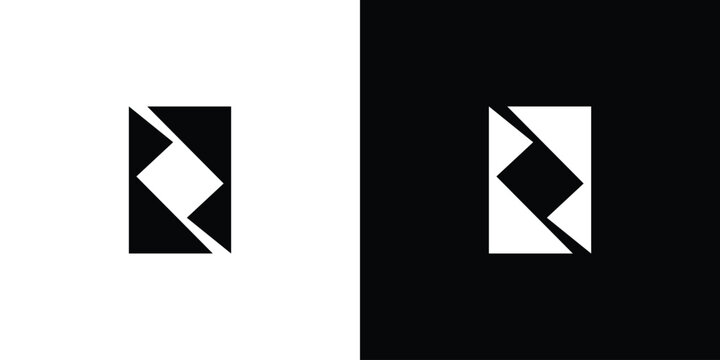 Modern and unique letter RR logo design