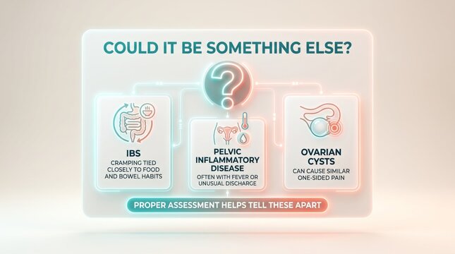 Endometriosis or another condition explained infographic