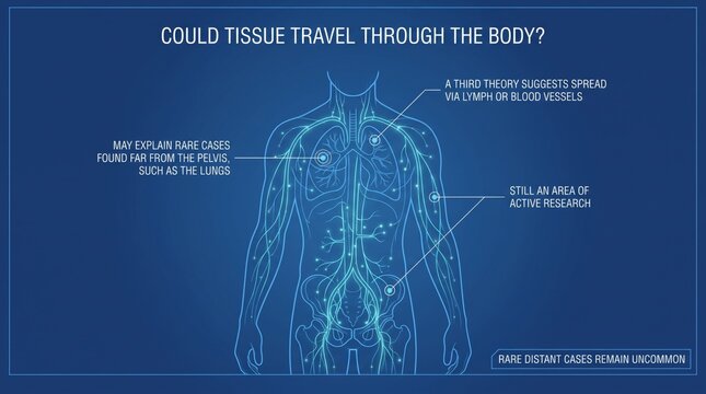 Lymphatic spread theory explained infographic