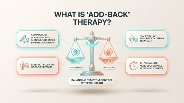 What is add back therapy explained infographic