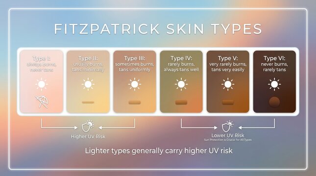 Fitzpatrick skin types and skin cancer risk