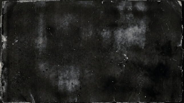 A worn and scratched black surface with uneven textures with irregular patches lighter darker tones damage