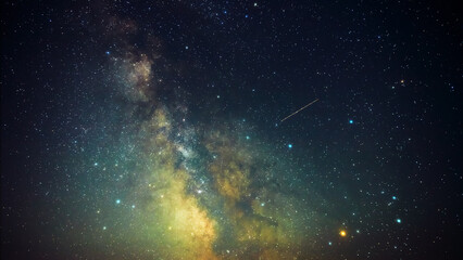 Summertime Milky Way stars and constellations. © astrosystem