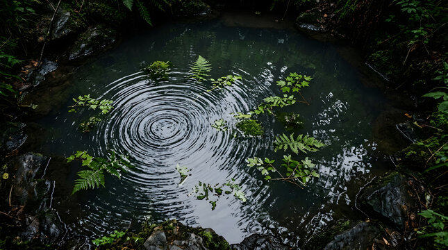 Ripples mineral spring pool modern digital in studio clean