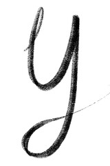 Png calligraphy letter Y typography font © Rawpixel.com