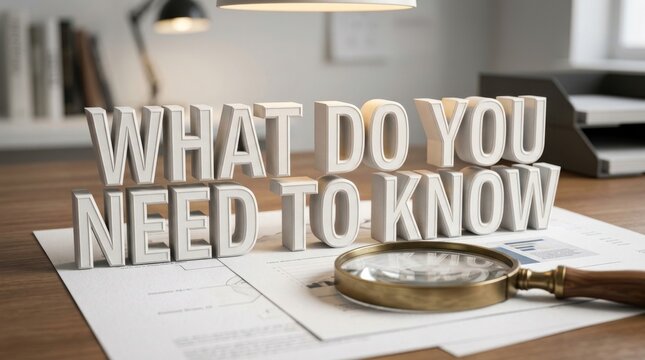 What Do You Need to Know Information and Research