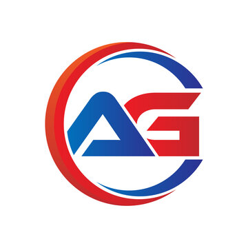 ts logo Png modern initial swoosh circle blue and red