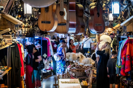 Meidan Bazaar, traditional underground shopping arcades, Tbilisi, Georgia, Asia
