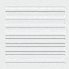 Fototapeta premium Minimalist lined notes paper with evenly spaced horizontal writing lines and a clean subtle paper texture.