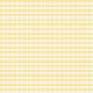 Pastel Yellow Gingham Checkered Pattern Background