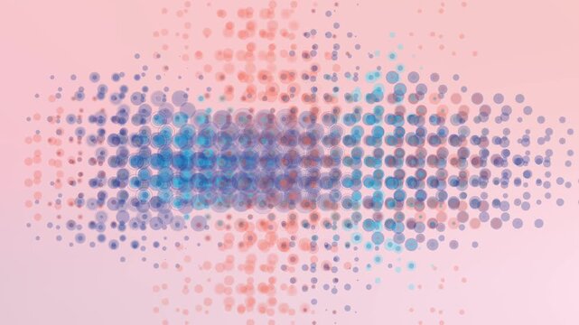 Colorful Dotted Wave Background Motion Graphic