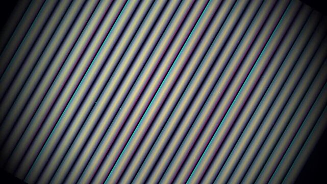Abstract background with diagonal parallel lines and chromatic aberration effect