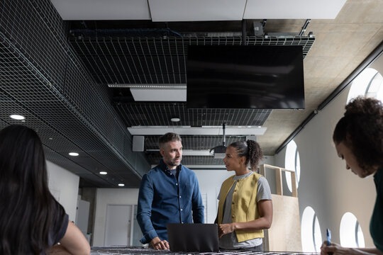 Professional Interaction Focused on artificial intelligence automation