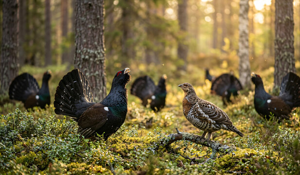 Aves en reunion