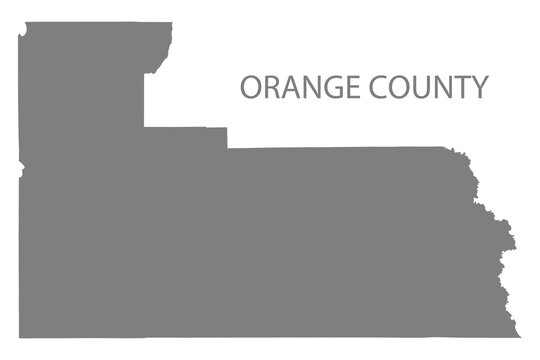 Orange County Map, Florida, USA