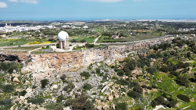 Dingli High Cliffs, Malta, aerial shots, hdr