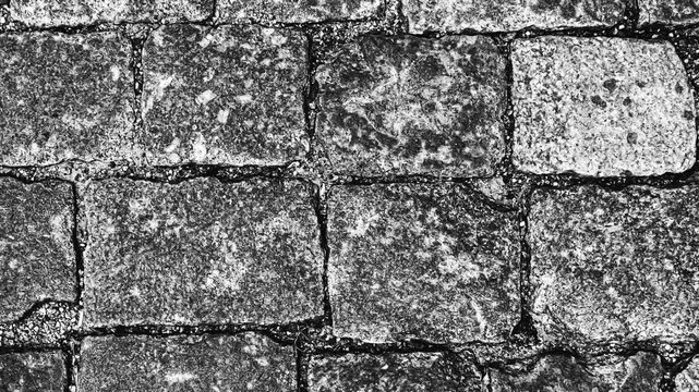 Rough stone pavement texture background