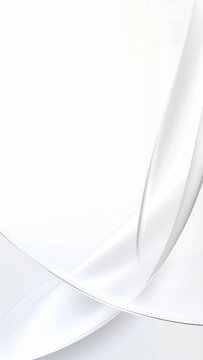 Minimalist pearl white gradient background with elegant curves 3