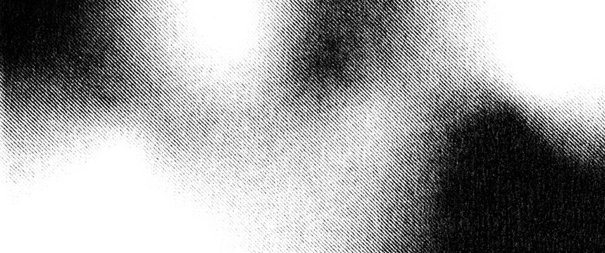 Rounded dark blotches and sweeping soft forms create a grainy monochrome abstract texture.