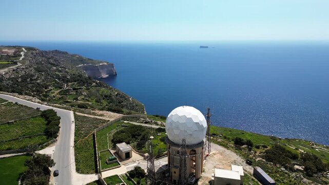 Dingli High Cliffs, Malta, aerial shots, hdr