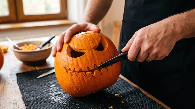 Halloween, dead hand coming out from the soil