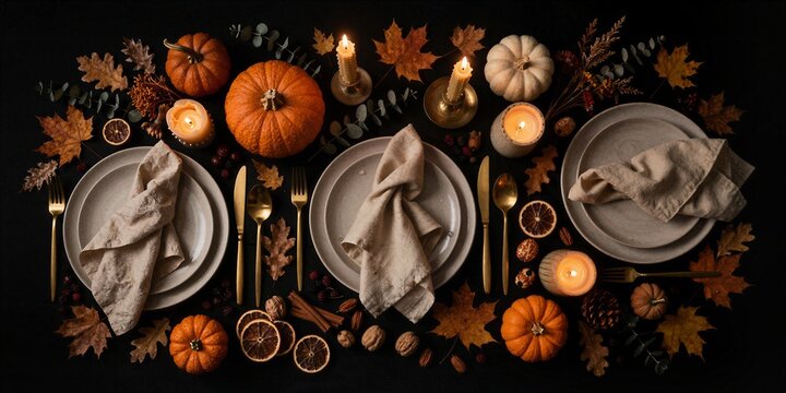 Thanksgiving Flat Lay for Thanksgiving Gratitude Autumn Decor Alternate Styled View 2 Photography