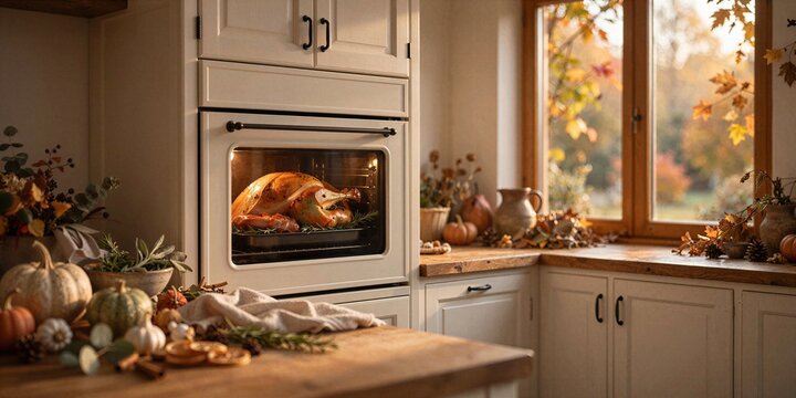 Thanksgiving Kitchen Oven for Thanksgiving Gratitude Autumn Decor Photography