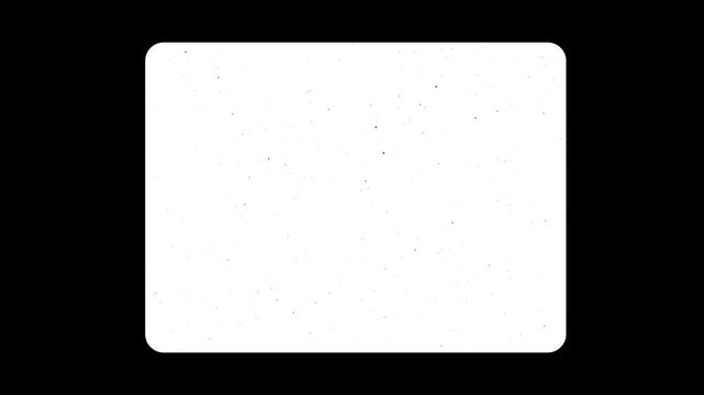 super 8mm Film Grain Overlay with Letterbox Frame, Super 8 mm movie film light leaks grain video, Overexposed white fade effect showing a frame Super 8 film