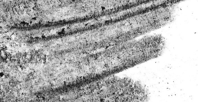 Charcoal Stripe Smear Texture With Copy Space Transparent PNG